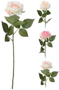 Vetva ruže 60CM 3ASS CLR