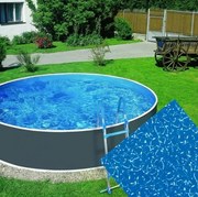 Planet Pool 10982 Náhradná bazénová fólia Waves pre bazén ø 3,6 m x 0,92 m