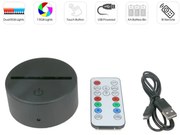 3Dmix 3DL-DRGB085 – 3D LED nočná lampa - Smetiarske auto (Dual RGB)