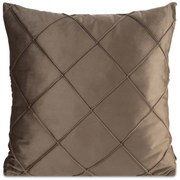 DEKORAČNÁ OBLIEČKA NA VANKÚŠ NALA 2 45X45 CM TMAVOBÉŽOVÁ