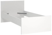 Biela jednolôžková posteľ 90x190 cm Naia – Tvilum