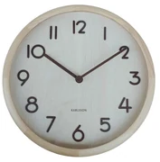 Karlsson 6021WD dizajnové nástenné hodiny biela, pr. 30 cm