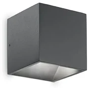 Vonkajšie nástenné svietidlo IDEAL LUX  Rubik AP1 Antracite 149738