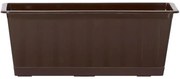 Kvetináč balkónový Agro IS400 R222 hnedý