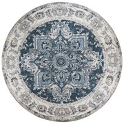 Modrý okrúhly koberec ø 200 cm Havana - House Nordic