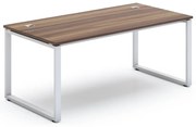 Stôl SimpleOffice 180 x 90 cm, orech vlašský / biela
