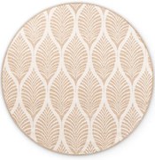 Obojstranný koberec Hanse Home Duet Liora naturálny / biely kruh