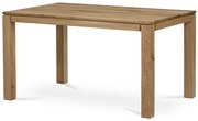 Autronic BONTEC Jedálenský stôl 140x80cm, masív, dub, DS-F140 DUB Farba: Prírodné