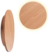 Toolight Toolight, LED nástenné svietidlo 20cm 12W APP1405-W WOOD, prírodná hnedá, OSW-03086