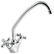 Drezová batéria Novaservis Titania Retro II s otočným ramienkom chróm 99113.0, 1 ks