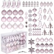 Vianočné ozdoby na stromček 77 ks SPRINGOS CA0158