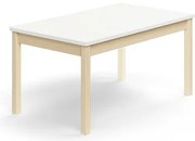 Stôl DECIBEL, 1200x700x590 mm, akustický HPL, breza/biela