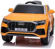 Detské elektrické autíčko na diaľkové ovládanie BestBerg BBCC-70O - Audi Q8 / od 3 rokov / nosnosť 30 kg / oranžová