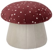 Bloomingville Sedací puf Lue Red 30 cm