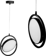 Toolight Toolight, LED závesné svietidlo 26cm, 5W, 4000K, APP1790-CP, čierna, OSW-06067