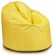 INTERMEDIC SK - Sedací vak Star 85x90 cm | ergonomický dizajn s podrúčkami, 300 l Farba: NC04 - Žltá slnko (Polyester)
