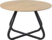 Okrúhly jedálenský stôl s doskou v dubovom dekore v prírodnej farbe ø 120 cm Cesura – Unique Furniture