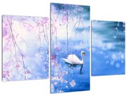 Obraz - Magické jazero (90x60 cm)