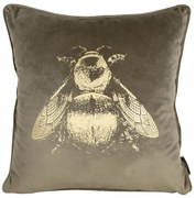 DEKORAČNÁ OBLIEČKA NA VANKÚŠ BLINK 45X45 CM TMAVOBÉŽOVÁ