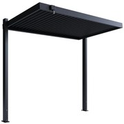 Hliníkový prístrešok na gril s otváracou strechou 254 × 160 cm