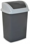 Odpadkový kôš Swing, 10 l, antracit, 10 l