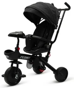Detská trojkolka Baby Mix Peony EVA čierna