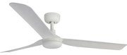 FARO 33814WT - Stropný ventilátor PUNT M biela pr. 132 cm WT + diaľkové ovládanie