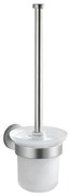 WENKO 19614100 - WC kefa BOSIO MATT 10x14 cm nerezová/strieborná/saténová