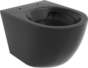 Mexen Lena miska wc Rimless, čierna matná - 3322XX85
