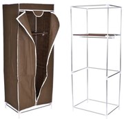 Textilný šatník Frida - hnedý