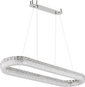 Globo 67387-40 - LED stmievateľný luster na lanku LAUREL 40W/230V číra+DO