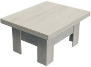 Konferenčný rozkladací, zdvíhací stolík  Eryk Kraft Biela