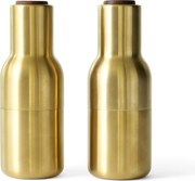 Mlynčeky na korenie alebo soľ Bottle Grinder brúsená mosadz 2 ks