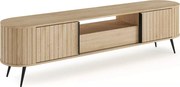 TV stolík Luvio 196 cm so zásuvkou - dub cremona