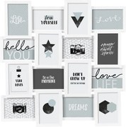 Nástenný fotorámik Gael White 60x60 cm