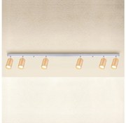 Brilagi - Bodové svietidlo SELE 6xGU10/30W/230V biela/dekor duba