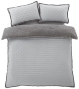 Sivé obliečky na jednolôžko s baránkom 135x200 cm Cosy Nori – Catherine Lansfield