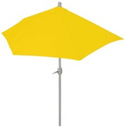 Slnečník polkruh Parla 270 cm bez stojanu - polyester/hliník - žltá