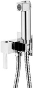 Aqualine Aqualine, Podomietková bidetová batéria so Stop sprškou, hadica 1,2m, hranatá, chróm, SK301