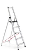 Skladací hliníkový rebrík UPWARD, 5 priečok, výška 1100 mm