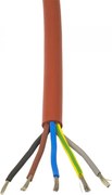 Hanscraft Silikónový kábel SIHF 5x2,5 mm