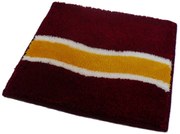 ROUTNER Kúpeľňová predložka LAVELLO Bordó 10403 - Bordó / 60 x 60 cm 10403