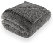 Sivá deka z mikroplyšu 150x200 cm Cocoon – Tiseco Home Studio