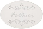 Keramická oválna mydelnička Le Bain - 13*9*3 cm