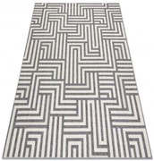 Koberec SPRING 20421332 labirynt - krém / sivý