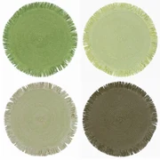 Papierové prestieranie 4 ks ø 38 cm Shades of Greenery – Villa d'Este