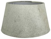 Kožené šedé tienidlo Taurus - 50 * 40 * 26cm