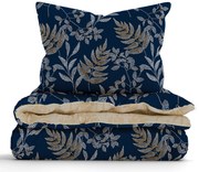 Francúzske bavlnené obliečky Renforcé – Gabriela tmavo modré