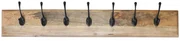 Vešiak Devi s 7 háčikmi 100x15x2,5 indický masív mango Mango natural