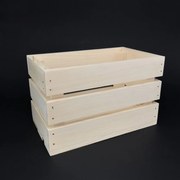 AMADEA Drevená debnička z masívneho dreva, 24x14x15 cm